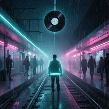 Cover art for "Platform 4" — an original song on PrismRadio, made with the PrismPoster Music Studio