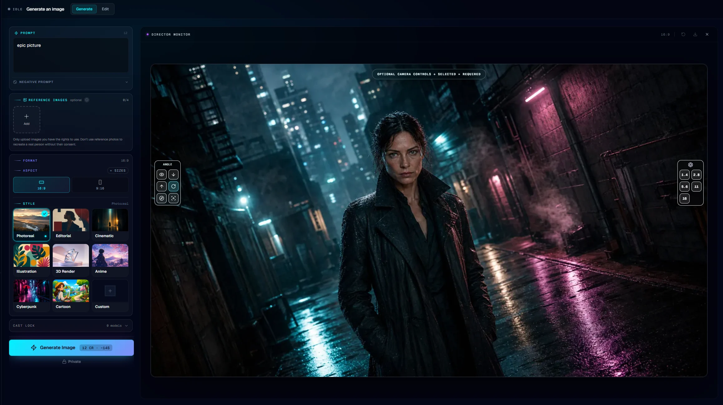 PrismPoster Image Studio: prompt, style presets and the Director Monitor